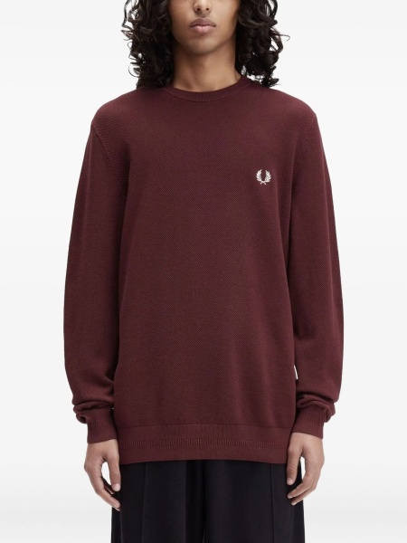 Pulover tricotat Fred Perry rosu