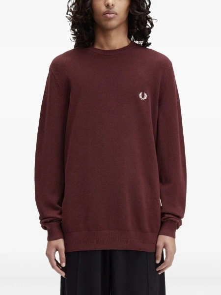 Pulover tricotat Fred Perry rosu