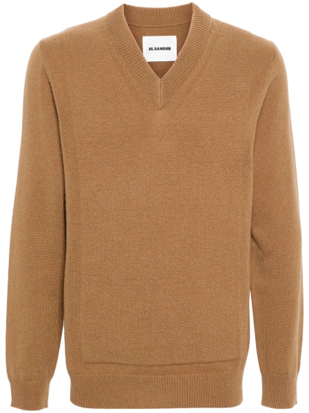 Pulover tricotat Jil Sander maro