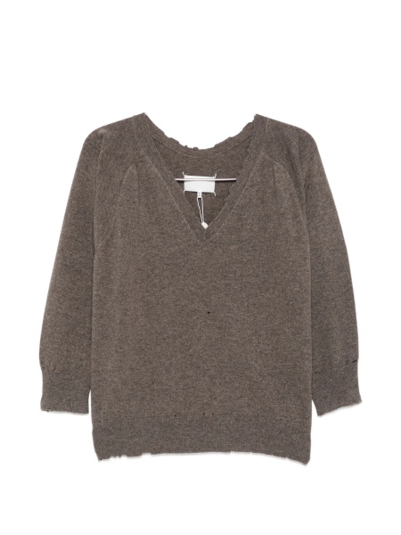 Pulover tricotat Maison Margiela maro