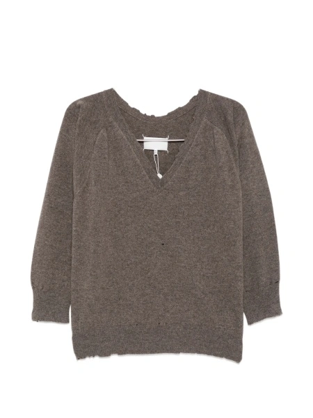 Pulover tricotat Maison Margiela maro