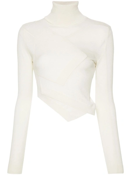 Pulover tricotat Max Mara alb