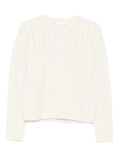 Pulover tricotat Max Mara alb