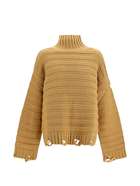 Pulover tricotat MM6 Maison Margiela galben
