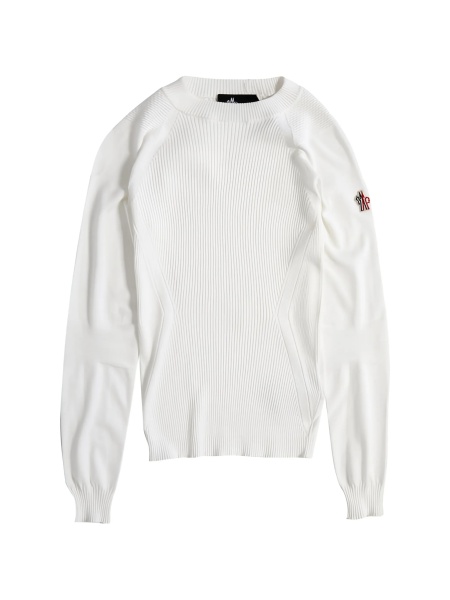 Pulover tricotat Moncler Grenoble neutru