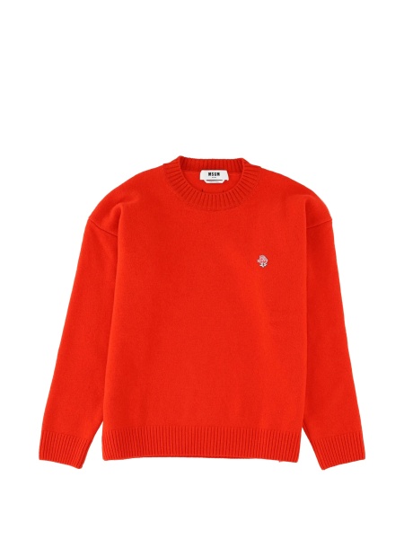 Pulover tricotat MSGM rosu