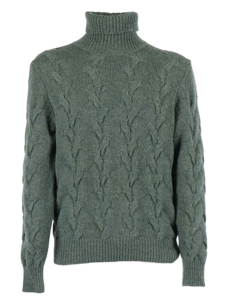 Pulover tricotat PHI BY FILIPPO DE LAURENTIIS verde