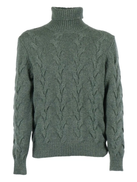 Pulover tricotat PHI BY FILIPPO DE LAURENTIIS verde