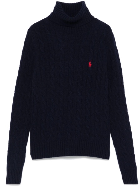 Pulover tricotat Ralph Lauren albastru