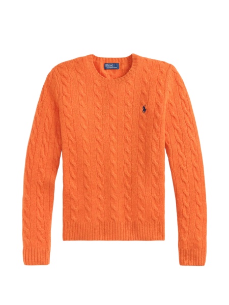Pulover tricotat Ralph Lauren portocaliu