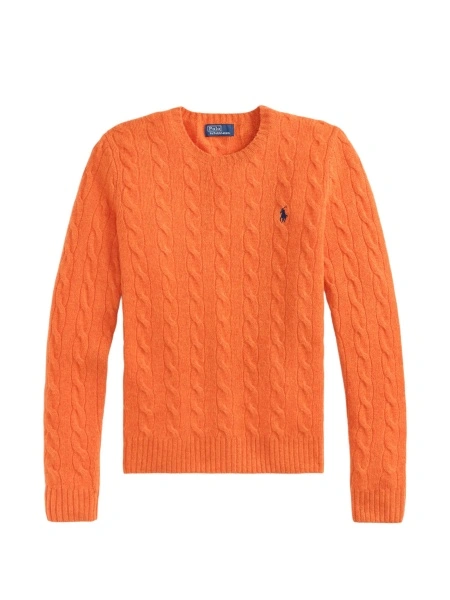 Pulover tricotat Ralph Lauren portocaliu