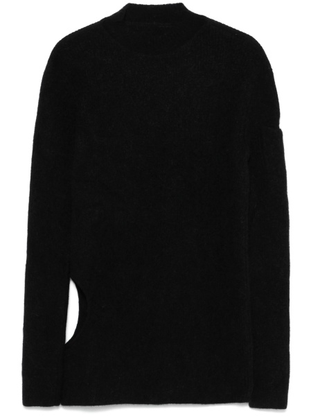 Pulover tricotat Rick Owens negru