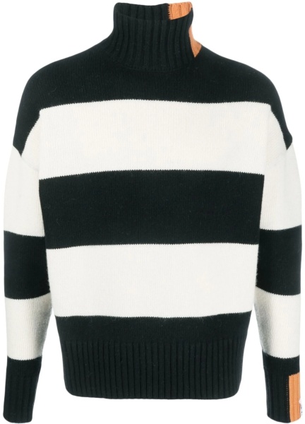 Pulover tricotat RIGHT FOR negru
