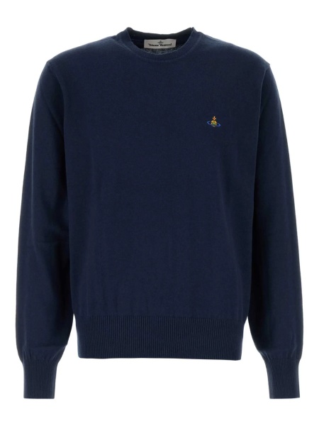 Pulover tricotat Vivienne Westwood albastru