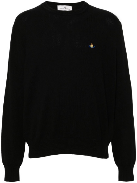 Pulover tricotat Vivienne Westwood negru