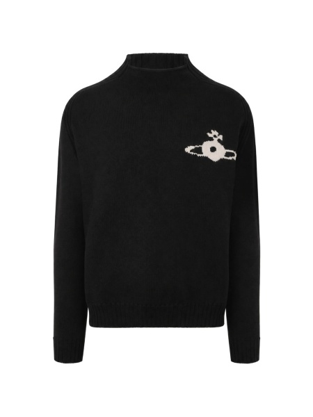 Pulover tricotat Vivienne Westwood negru