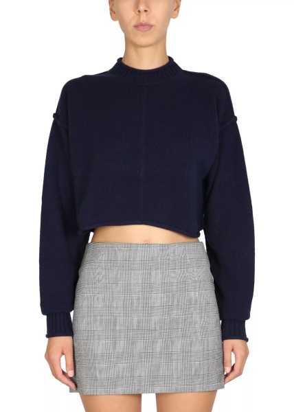 Pulover Wool And Cashmere Crew Neck Sweater