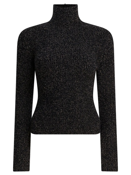 Pulover Wool and cashmere mouliné turtleneck sweater