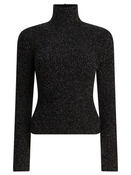 Pulover Wool and cashmere mouliné turtleneck sweater