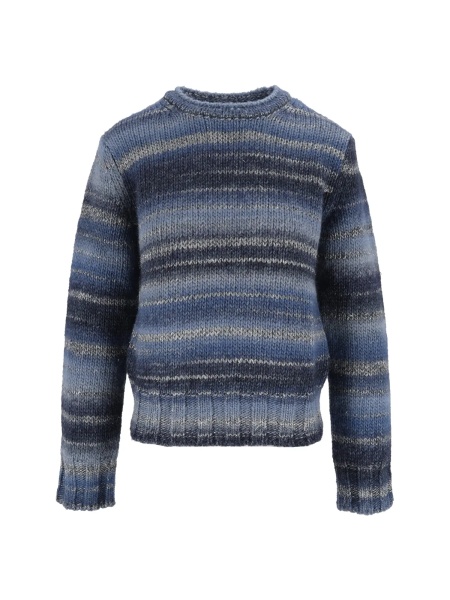 Pulovere CREWNECK IN PRINTED YARN