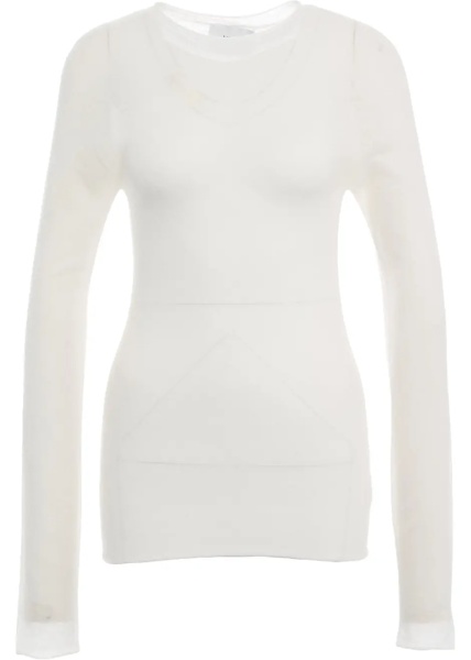 Pulovere Long-sleeved shirt in cashmere