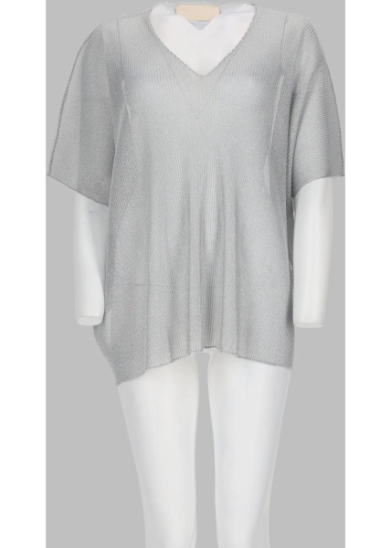 Pulovere Maglia Con Scollo A V