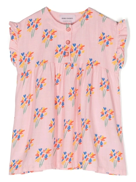 Rochie casual Bobo Choses roz