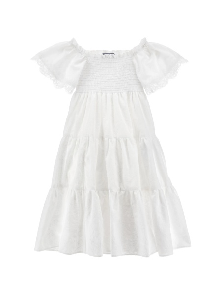 Rochie casual Ermanno Scervino Kids alba