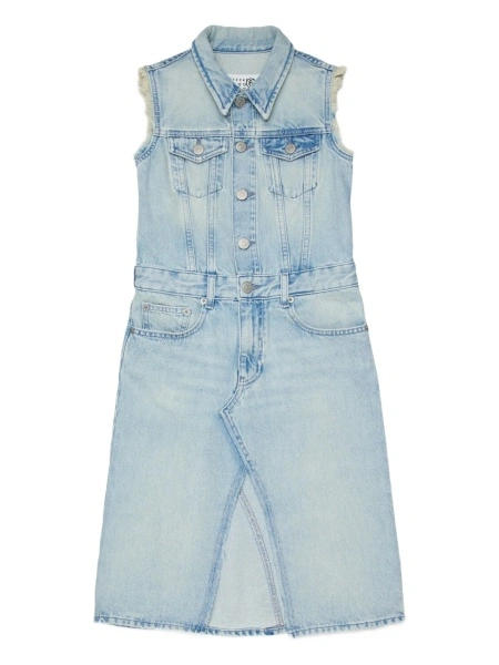 Rochie casual MM6 Maison Margiela albastra