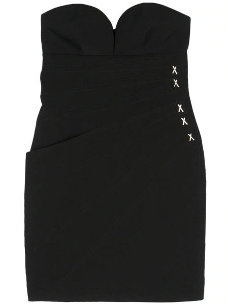 Rochie de ocazie GENNY neagra din polyester si elastan