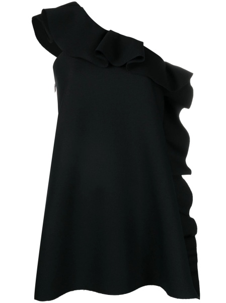 Rochie de ocazie MSGM neagra din polyester si spandex/elastan