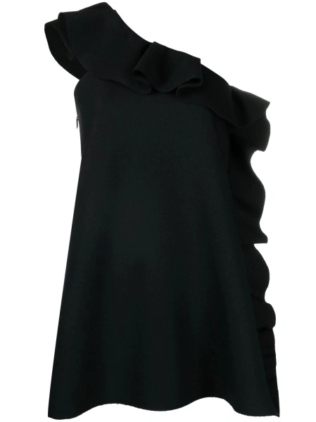 Rochie de ocazie MSGM neagra din polyester si spandex/elastan