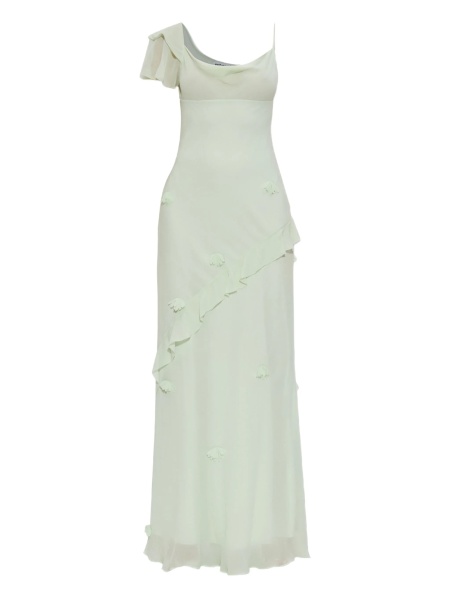 Rochie de ocazie Self-Portrait verde din vascoza