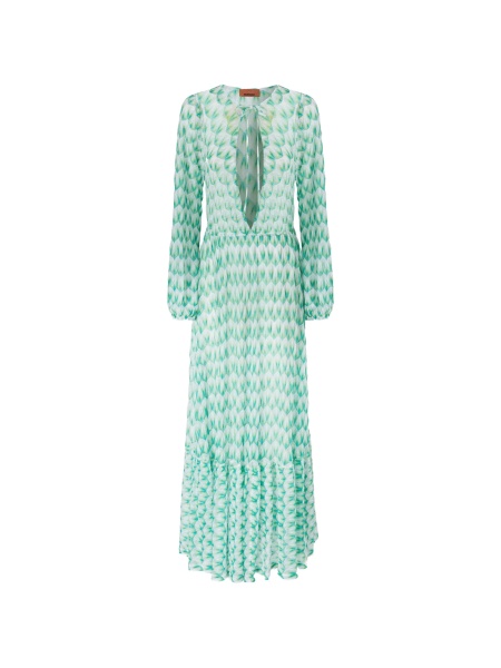 Rochie de plaja MISSONI BEACHWEAR verde