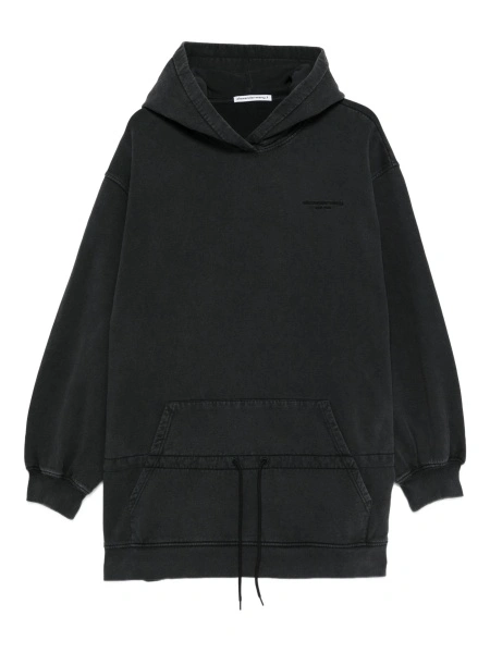 Rochie de zi Alexander Wang neagra din bumbac