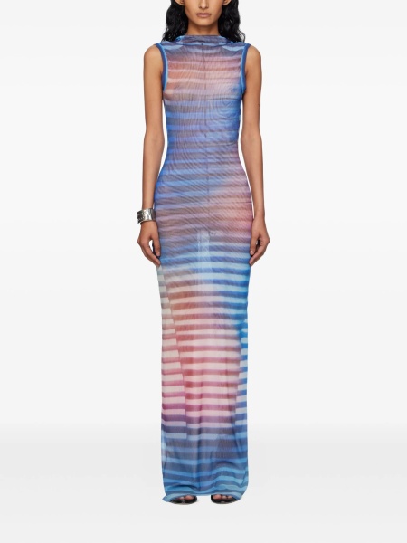 Rochie de zi Jean Paul Gaultier albastra