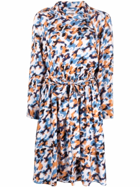 Rochie de zi Kenzo albastra