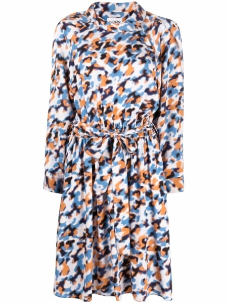 Rochie de zi Kenzo albastra