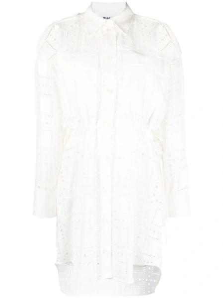 Rochie de zi MSGM alba