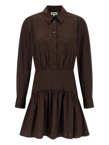 Rochie de zi STAUD maro
