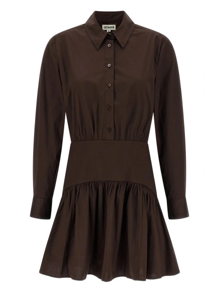 Rochie de zi STAUD maro