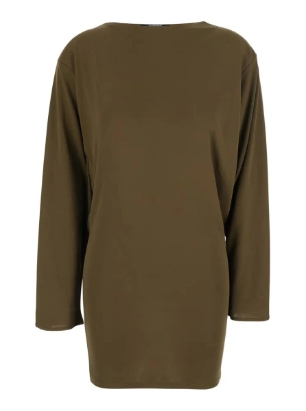 Rochie JACQUEMUS verde din vascoza