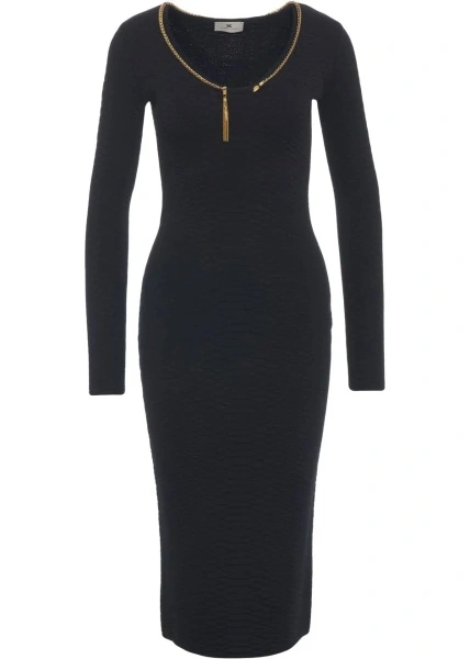 Rochie lunga Elisabetta Franchi neagra