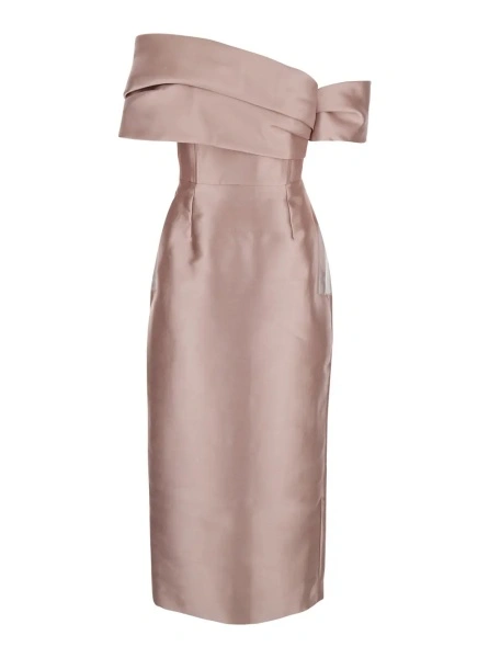 Rochie lunga SOLACE LONDON roz 'Mirla'