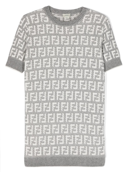 Rochie tricotata Fendi gri