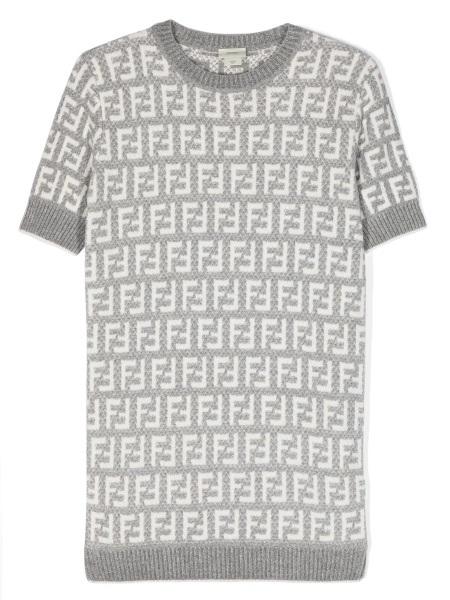 Rochie tricotata Fendi gri