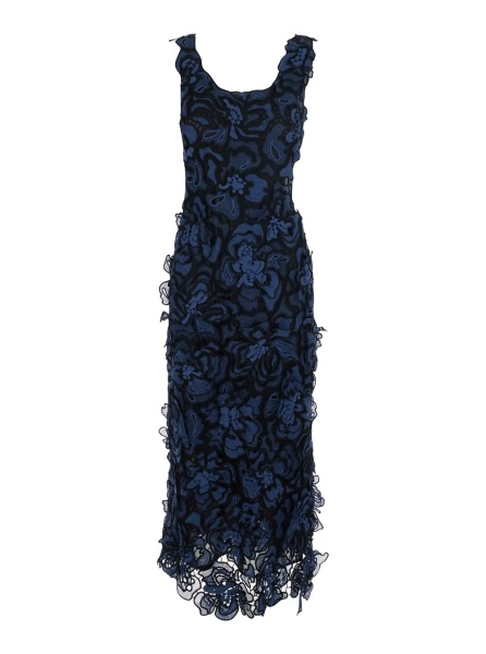Rochii CORINNA LACE MIDI DRESS - Multicolor - Dress midi with lace details - In Polyester - Women