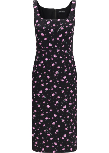 Rochii Flowers print sheath Dress