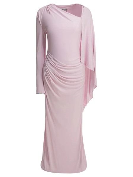 Rochii Long draped jersey dress