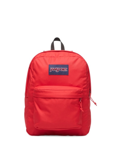 Rucsac JanSport rosu din poliester reciclat